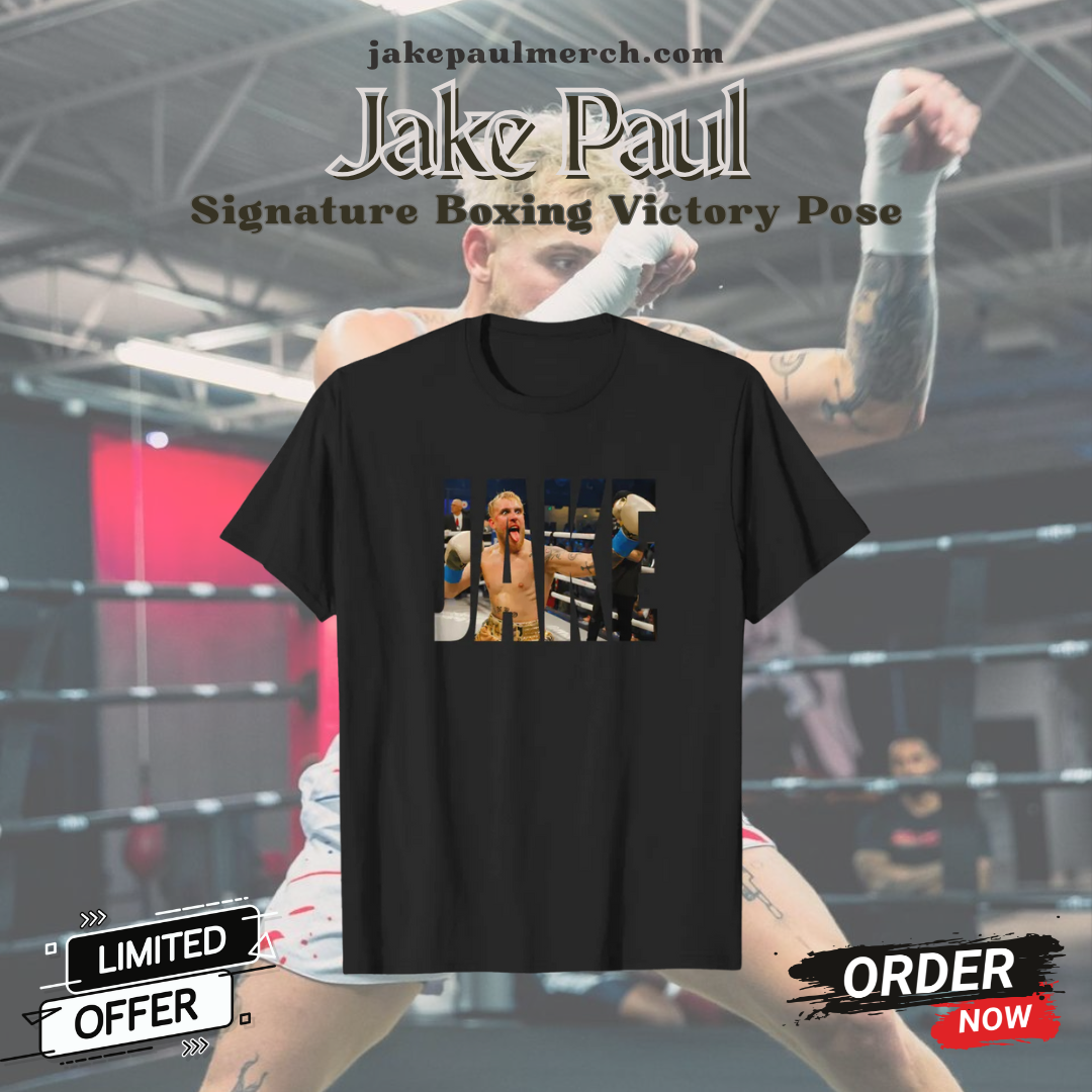 Jake Paul T-shirts - Boxing Victory Pose